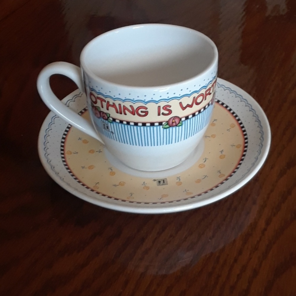 Mary Engelbreit teacup and saucer